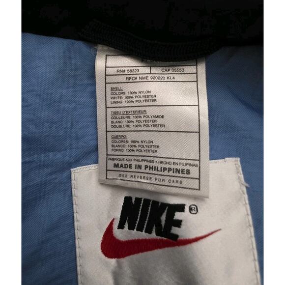 Vintage 90s Nike Pullover Windbreaker Jacket Quarter Zip Big Swoosh Mens Size M - Picture 7 of 12